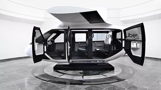Uber flying taxi concept